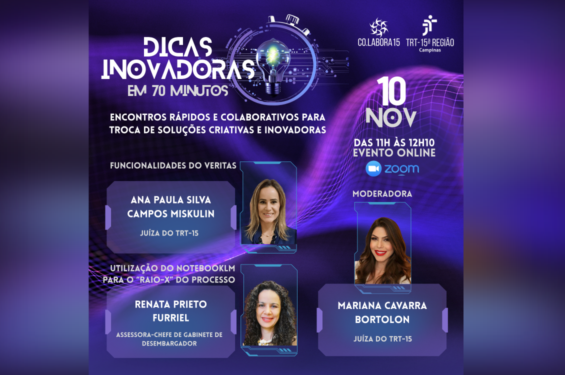 Banner explicativo do evento.